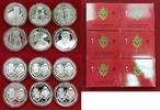Spanien 6 x 2000 Pesetas Silbermünzen Set Spanien 6 x 2000 Pesetas Silbermünzen Set 2000 Carolus Imperator PP