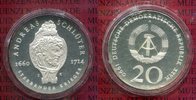 DDR 20 Mark 275. Todestag von Andreas Schlüter in Originalfolie