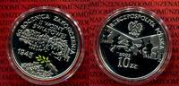 Polen 10 Zloty Silber teilcoloriert Polen 10 Zloty Silber teilcoloriert 2005 60. Jahre Kriegsende