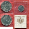 Monaco 10 Francs Silber Probe Monaco 10 Francs Silber 1982 Grace Kelly Probe Essai eingeschweißt Изображение