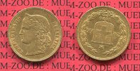 Schweiz, Switzerland 20 Franken Helvetia Typ Gold