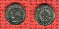 DDR 5 Mark Gedenkmünze 175. Todestag Friedrich Gottlieb Klopstock