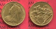 England Great Britain UK Sovereign Goldmünze England 1899 Sovereign Goldmünze Victoria ss-VZ