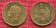 Sachsen German Empire Kingdom of Saxonia 20 Mark Goldmünze Kursmünze König Johann
