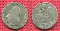 Brandenburg Preußen Taler Silber Berlin Friedrich Wilhelm II. Wilde Männer