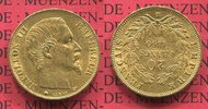 Frankreich 20 Francs Goldmünze Frankreich 20 Francs 1860 BB Napoleon III. Strassburg