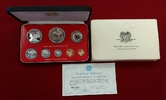 Papua Neu Guinea 1 Toea bis 10 Kinas Proof Set 8 Münzen Tiermotive 写真