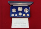 Barbados 1 Cent - 10 Dollar Barbados KMS 1975 Proof Set 1 Cent bis 10 Dollar, 8 Münzen 写真