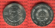 DDR 20 Mark Silbergedenkmünze Gedenkmünze 250. Geburtstag Immanuel Kant