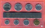DDR, GDR Eastern Germany Kursmünzensatz KMS 1 Pfennig bis 5 Mark Brandenburger Tor