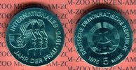 DDR 5 Mark Gedenkmünze Internationales Jahr der Frau