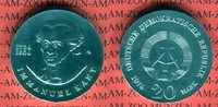 DDR 20 Mark Silbergedenkmünze Gedenkmünze 250. Geburtstag Immanuel Kant