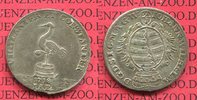 Sachsen Eisenach 1/6 Taler Johann Wilhelm, 1698-1729