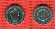 DDR 10 Mark Silbergedenkmünze Gedenkmünze 250. Todestag Johann Friedrich Böttger