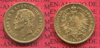 Sachsen German Empire Kingdom of Saxonia 20 Mark Goldmünze Kursmünze König Johann