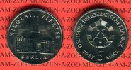 DDR 5 Mark Gedenkmünze Nikolaiviertel Berlin