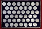 Weimarer Republik Deutsches Reich 45 x 20 Pfennig Nürnberg Straßenbahn - kompletter Satz - 45 Stück in schöner alter Box