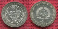 DDR 20 Mark Silbermünze DDR 750 Jahre Berlin, Historisches Stadtsiegel