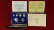 Britische Jungferninseln, Virgin Islands KMS 1 Cent bis 1 Dollar Proof Set