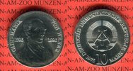 DDR 10 Mark Silbergedenkmünze Gedenkmünze 150. Todestag Carl Maria von Weber