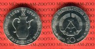 DDR 10 Mark Silbergedenkmünze Gedenkmünze 250. Todestag Johann Friedrich Böttger