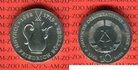 DDR 10 Mark Silbergedenkmünze Gedenkmünze 250. Todestag Johann Friedrich Böttger