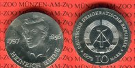 DDR 10 Mark Silbergedenkmünze Gedenkmünze 175. Geburtstag Heinrich Heine