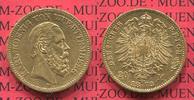 Württemberg 20 Mark Goldmünze Karl,
