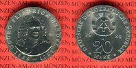 DDR 20 Mark Silbergedenkmünze Gedenkmünze 225. Todestag Georg Friedrich Händel