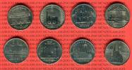 DDR 5 Mark Neusilber DDR Lot 8 x 5 Mark Gedenkmünzen