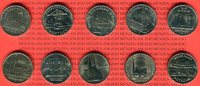 DDR 5 Mark Neusilber DDR Lot 10 x 5 Mark Gedenkmünzen