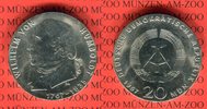 DDR 20 Mark Silbergedenkmünze Gedenkmünze 200. Geburtstag Wilhelm von Humboldt