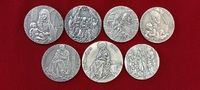 Deutschland Silbermedaillen Lot von 7 Stück Albrecht Dürer Motive Medaillen Lot - Christliche religiöse Motive Foto