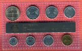 DDR, GDR Eastern Germany Kursmünzensatz KMS 1 Pfennig bis 5 Mark Brandenburger Tor