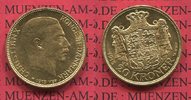 Dänemark 20 Kronen Kroner Goldmünze Kursmünze Christian X.