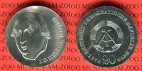 DDR 20 Mark Silbergedenkmünze Gedenkmünze 175. Todestag Johann Gottfried Herder