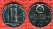 DDR 10 Mark Neusilber Gedenkmünze 40 Jahre Rat für gegenseitige Wirtschaftshilfe