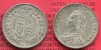 Großbritannien, England, UK Half Crown Jubilee Type Silber Queen Victoria 1837 - 1901 Great condition -