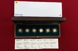 Bundesrepublik Deutschland, BRD 6 x 20 Euro Goldmünzen, je 1/8 Unze Prägestätte G KOMPLETT - Deutscher Wald - Karlsruhe - jeweils Buchstabe G
