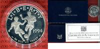 USA 1 Dollar Silbermünze Commemorative Coin World Cup USA 1994 -
