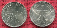 Weimarer Republik 3 Mark Silber Gedenkmünze Waldeck