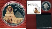 Cook-Inseln 5 Dollars Farbmünze Geschichte Ägyptens - Sphinx -