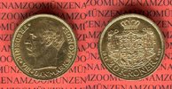 Dänemark 20 Kronen Kroner Goldmünze Friedrich VIII. Kursmünze