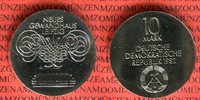 DDR, GDR Eastern Germany 10 Mark DDR Silber Gedenkmünze Eröffnung Neues Gewandhaus Leipzig 1982
