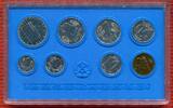 DDR Kursmünzensatz 1 Pfennig bis 5 Mark mit 5 Mark Brandenburger Tor