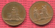 Schlesien Breslau Bronze Medaille 50 J. Stiftungsfest des Institutes f privilegierte Hanelsdiener