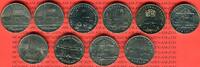 DDR 10x 5 Mark Neusilber DDR Lot 10 x 5 Mark Gedenkmünzen