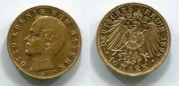 Bayern, Bavaria Kingdom, German Empire 10 Mark Goldmünze Goldcoin König Otto Goldmünze