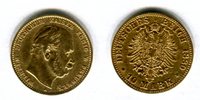 Preussen 10 Mark Goldmünze Wilhelm I Preussen
