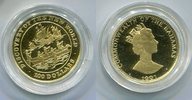 Bahamas 100 Dollars Goldmünze Neue Welt Discovery of a New World Bild